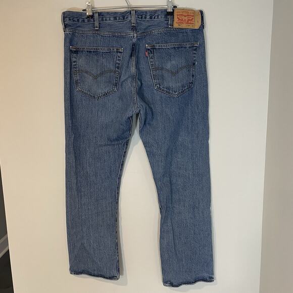 Vintage Levi’s 501 Jeans Mens Button Fly Size 40x32 Straight Leg Denim Y2K - Picture 6 of 8